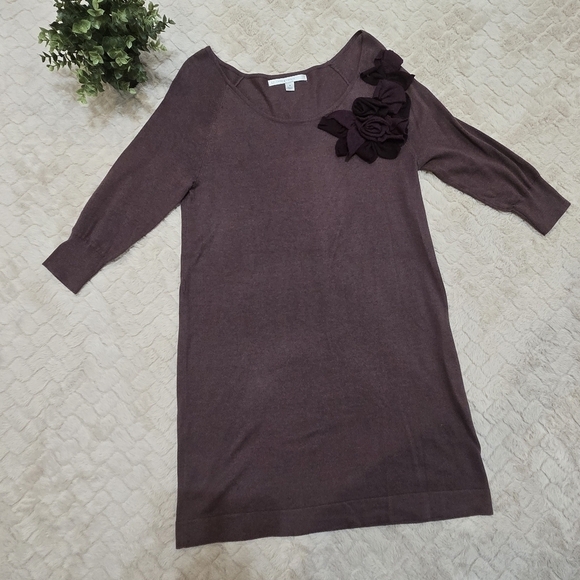 LC Lauren Conrad Huckleberry Plum Purple Dress, Size Medium - Picture 1 of 9
